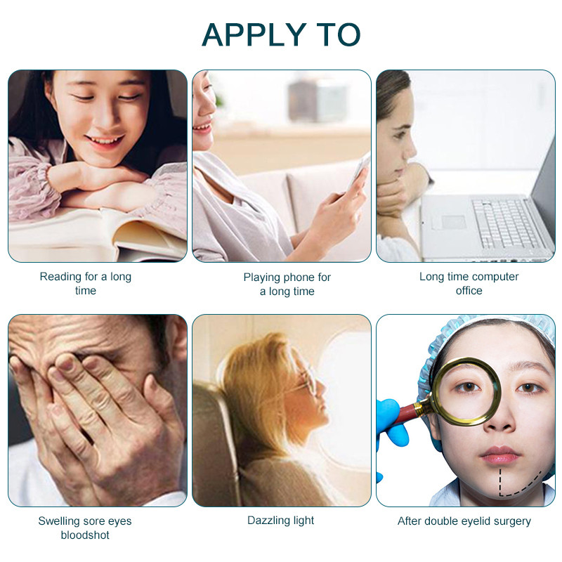 Ledene naočale ublažavaju umor očiju Uklanjaju podočnjake Ice Pack Maska za oči Učinkovita njega za oči za spavanje Relax Ice Pack Gel Film TSLM2