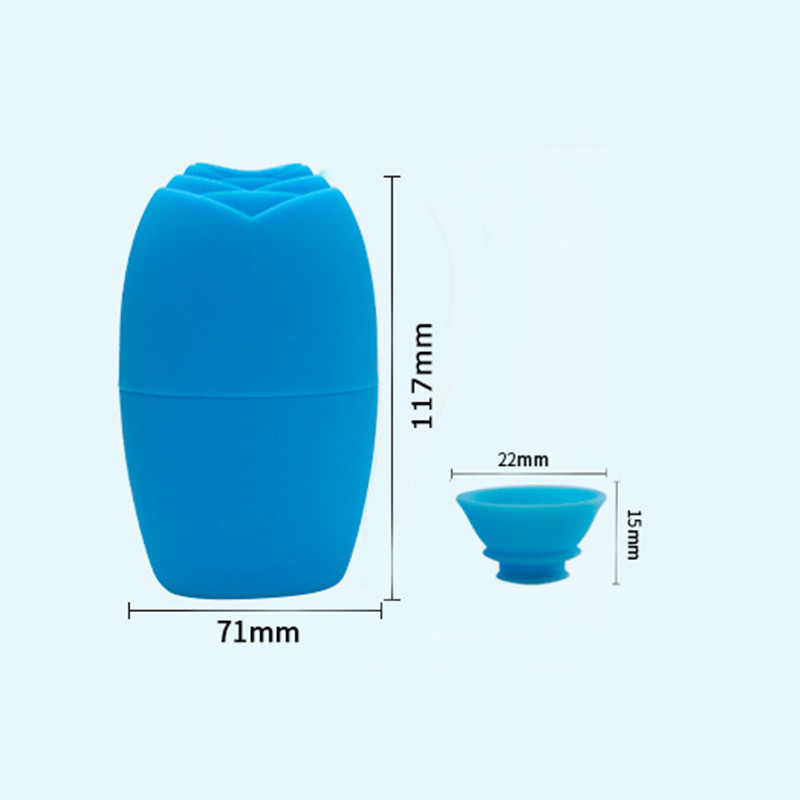 2022 Skincare Beauty Lifting Contiuring Tool Silikoniniai ledo kubelių padėklai Ledo gaublys ledo kamuoliukai Veido masažuoklis veido volelis Sumažina spuogus