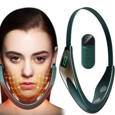 Električni masažer za oblikovanje lica u obliku slova V Lifting Deck Anti-Wrinkle Red Blue-Ray Double Chin Shaping Beauty Instrument s daljinskim upravljačem