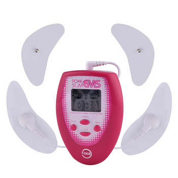 Electric Slimming Facial Massager V-Face Trainer Jaw Exerciser Skin Lift Skin Lift EMS Face Pulse Muscle Stimulator with Electrode Pads