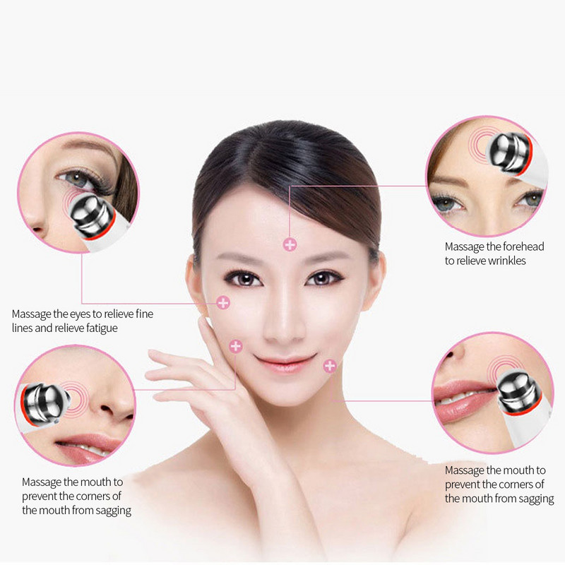Eye Beauty Instrument Vibration Eye Massage Instrument Eye Cream Import Instruments Távolítsa el a finom vonalakat Fekete szemgyűrű arc szépsége