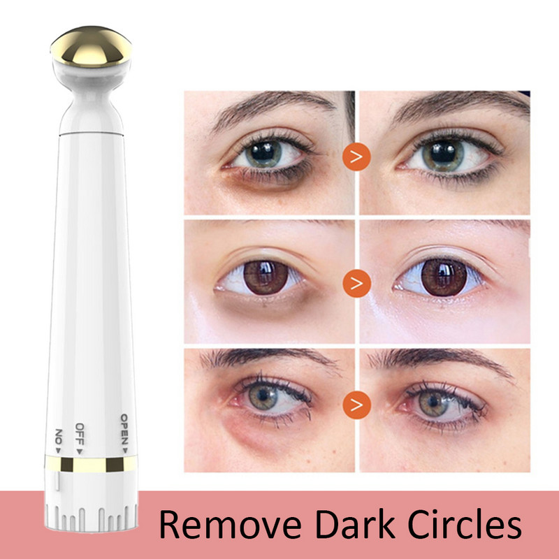 2022 Mini Electric Vibration Eye Näo Massager Vananemisvastane Kortsude Tumedate ringide eemaldamine Pliiats Noorendamine Ilu Nahahooldusvahendid