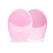 Perie de curățare a feței din silicon Dispozitiv electric de curățare a feței de frumusețe Masaj facial Vibrații Perie de curățare a porilor adânci Perie de față