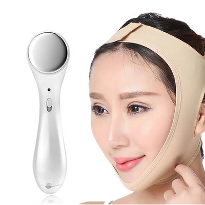 EMS V Face Shaper Lifting arcmasszírozó dupla állát csökkentő LED mezoterápiás rádiófrekvenciás bőrfeszesítő ránctalanítás