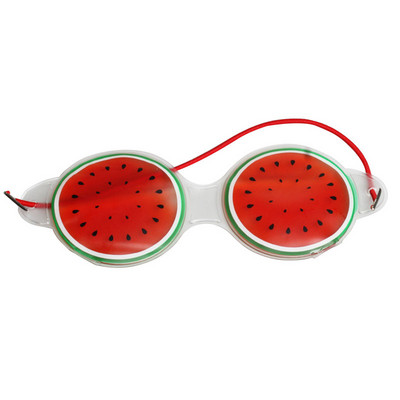 1db Gyümölcsjég borogatás szemmaszk fáradtság enyhítésére eltávolítja a fekete szemtáskákat Soft Beauty Sleeping Gel Eye Patch Beauty Tool
