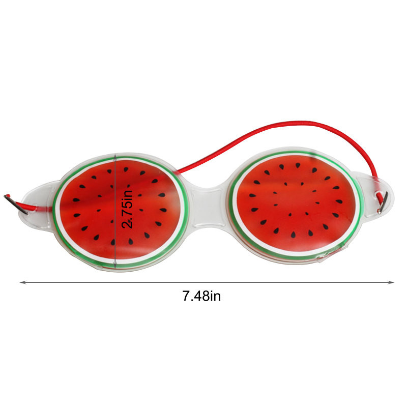 1db Gyümölcsjég borogatás szemmaszk fáradtság enyhítésére eltávolítja a fekete szemtáskákat Soft Beauty Sleeping Gel Eye Patch Beauty Tool