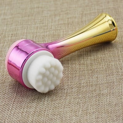 RTS Gradient Pore Exfoliating Face Perie Perie de masaj pentru curățarea feței Perie de spălare cu două fețe, Machiaj de spălat, Curățare prin masaj