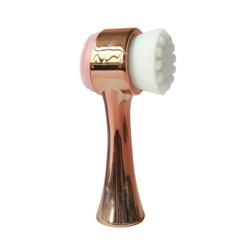 RTS Gradient Pore Exfoliating Face Perie Perie de masaj pentru curățarea feței Perie de spălare cu două fețe, Machiaj de spălat, Curățare prin masaj