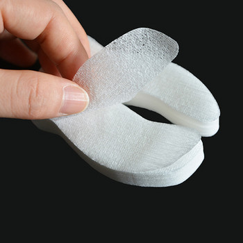 80/100 бр. Маска за очи за еднократна употреба Направи си сам Естествена памучна хартия за очи Основен продукт за жени Ултратънка копринена хартиена маска за очи Направете едро