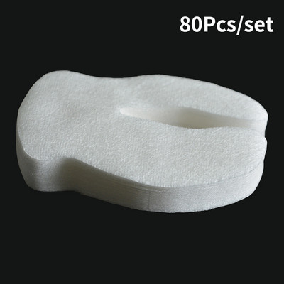 80/100 kom jednokratne maske za oči DIY prirodni pamučni papir za oči Osnovni proizvod za žene ultratanke svilene papirnate maske za oči na veliko