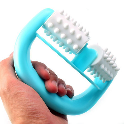 Új görgős arc Kék D típusú zsírkontroll görgős masszírozó cellulit láb has nyak fenék gyors anti cellulit arc lifting eszközök