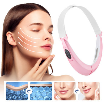 Устройство за повдигане на лице EMS LED Photon Therapy Face Slimming Vibration Massager Double Chin V Line Lift Belt Cellulite Jaw Device