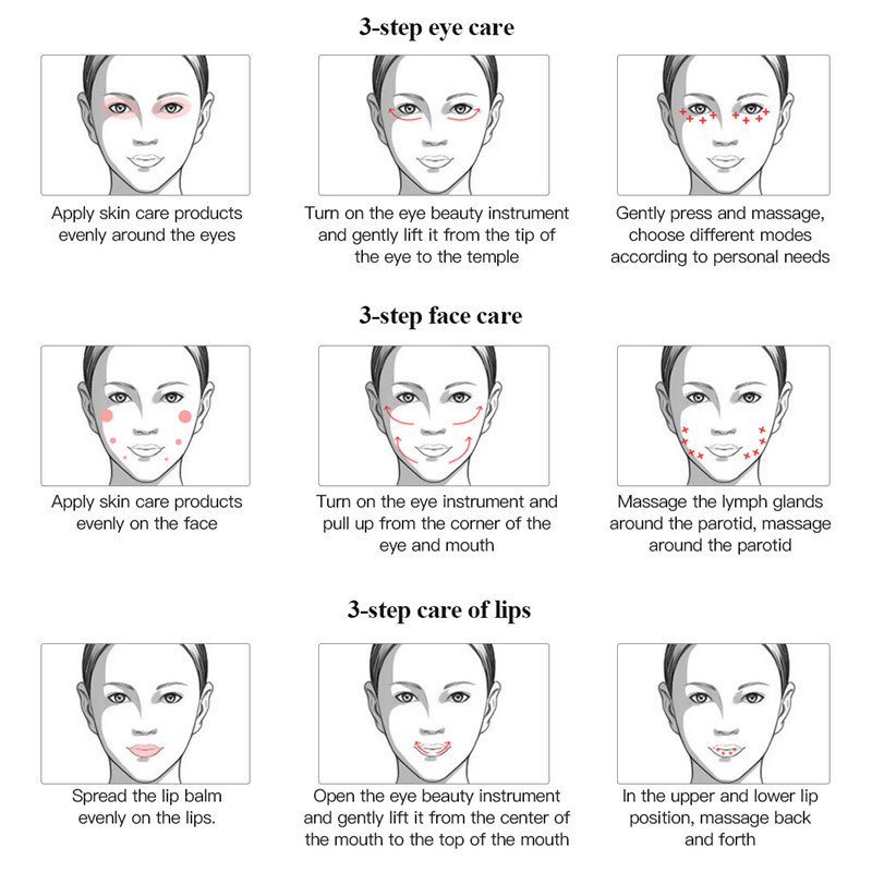 CkeyiN GREEN Ionska olovka za masažu očiju Grijana vibracijska masaža Ublažavanje umora očiju Podočnjaci Podbuhlost Bore protiv starenja51