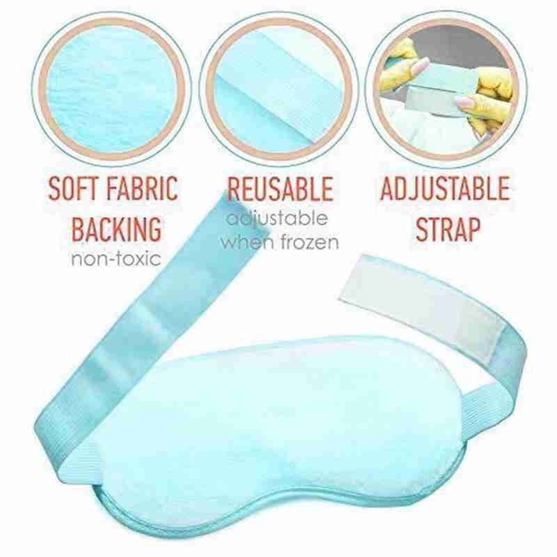 Най-добрата маска за очи Горещ, студен гел, мъниста, маска за сън против стареене, идеална за облекчаване на мигрена, напрежение, свързано със стреса, намалява подпухналите очи