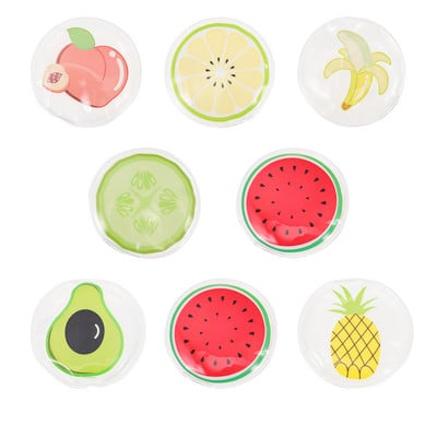 8kom udobnih ledenih flastera Jastučići za oči s hladnom terapijom Ledeni flasteri za oči s voćnim uzorkom Ledeni paketi za oči za ured na putovanju Kućno spavanje