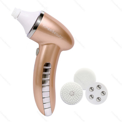 4u1 Wash Četka za čišćenje lica Sonic Vibration Face Cleaner Dubinsko čišćenje Masaža sa zamjenom 4 glave Aparat za čišćenje lica