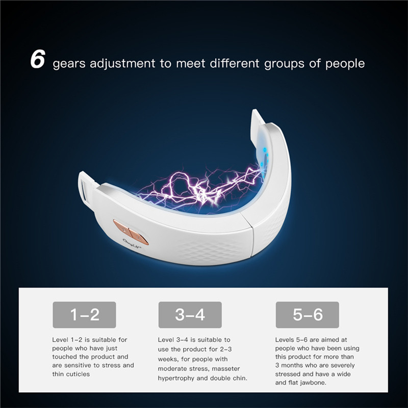 CkeyiN EMS V Face Simming Belt Chin Cheek Lifting Masszírozó LED Photon Ránctalanító Anti Age Dupla áll Eltávolítás Nyak Karcsúbb
