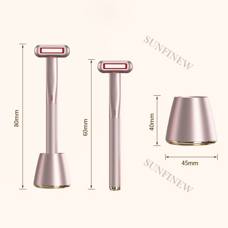 EMS Microcurrent Face Lift Szépségápolás gép Szemmasszírozók Red Light Therapy Anti Aging Wrinkle Arc bőrfeszesítő készülék