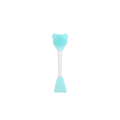 5 Colors Bear Duplafejű szilikon gél maszk ecset Beauty Mud Mask Arclemosó ecset DIY Mask Keverő arcbőrápoló eszköz