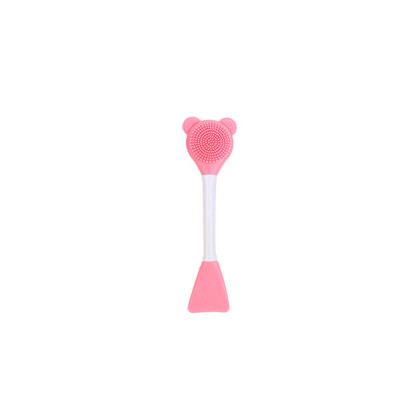 5 Colors Bear Duplafejű szilikon gél maszk ecset Beauty Mud Mask Arclemosó ecset DIY Mask Keverő arcbőrápoló eszköz