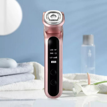 RF/EMS/LED Face Lifting Massager Vibration HIFU Therapy Face Beauty Device In Home Anti Age Whitening