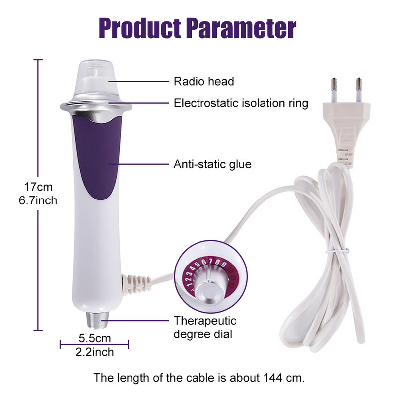 Microcurrent Face Lifting Wand Pro Skin Care Device Anti Aging Skin Tighten Meleg arcmasszírozó Oxigén injekciós ránctalanítás