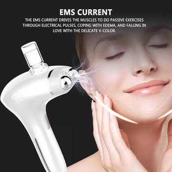 Нано инструмент за инжектиране на кислород под високо налягане Ems Led Light Photon Therapy Ion Import Face Beauty Care Device