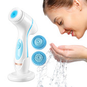 Elektromos tisztítókefe 3 az 1-ben Sonic forgó tisztítókefe Galvanic Facial Spa System Deeply Clean Mitesszerek eltávolítása eszköz