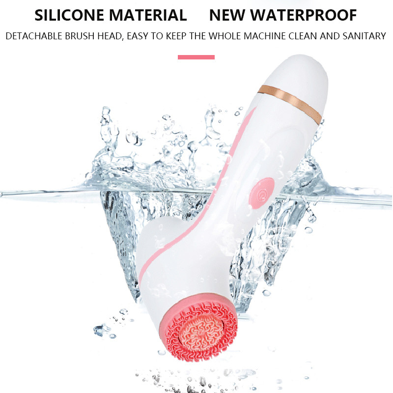 Ultragarsinis valiklis elektrinis valymo šepetėlis 3 viename veido masažuokliai Sonic besisukantis valymo šepetėlis Galvaninis inkštirų pašalinimo įrankis
