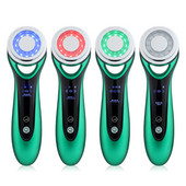 EMS Beauty Device LED foton fényterápia Bőrfiatalítás Hot Compress Vibrátor Arcmasszírozó Ránctalanító Arc lifting