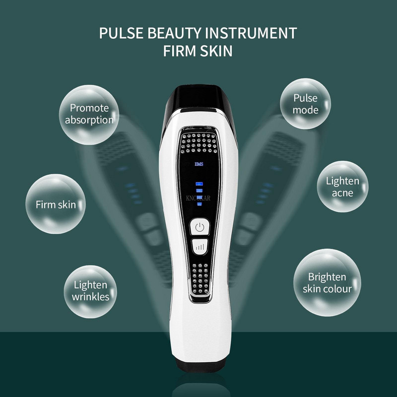 5 az 1-ben Pulse Beauty Instrument arcmasszírozó LED fényterápia Elektroporáció Bőrfiatalítás Mikroáram ránctalanítás