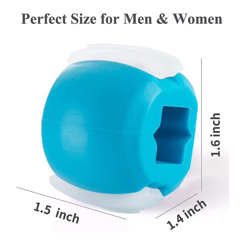 Trener za mršavljenje linija lica JawLine Vježbač Lopta za žvakanje Silikonski silikon protiv bora Ljepota Oprema za vježbanje mišića