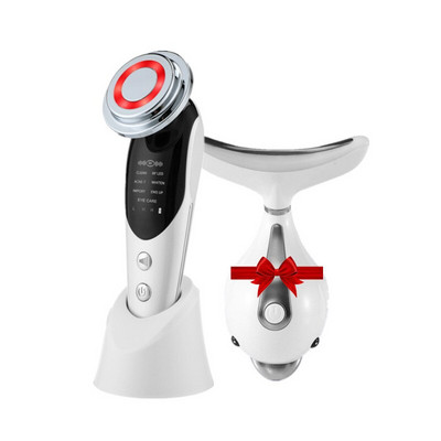 EMS Arcmasszírozó LED Fényterápia Bőrápoló Ránctalanítás Bőrfeszesítő Hot Cool kezelés Bőrápoló Beauty Device