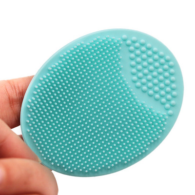 1vnt 4 Colors Veido silikoninis šepetėlis Valantis prausimosi šepetėlis Veido šveičiamasis inkštirų veido masažas Minkštas giliai valantis šepetėlis