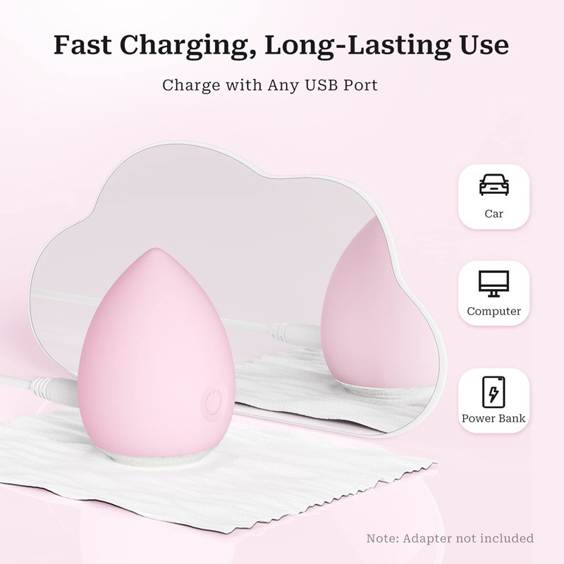 Innovatív Japan Beauty Tool Warm Egg LED bőrápoló elektromos sminklemosó eszköz a felszívódáshoz és az arc mélytisztításához