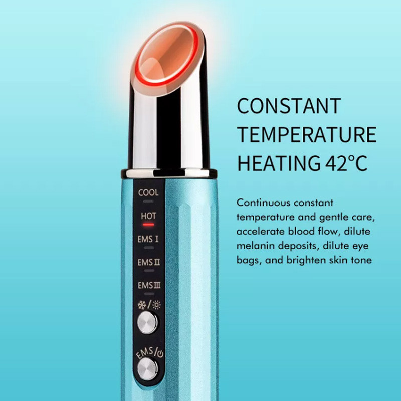 Masažer za oči Zvučni val Vibracija EMS za usne Uređaj za uljepšavanje Podizanje kože Učvršćivanje vrećica za oči Uklanjanje bora Unos prehrane Pet načina