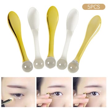 5 τμχ Cosmetic Eye Roller Massage Stick Eye Cream Scoop Applicator Spatulas Αντιρυτιδική κουτάλι προσώπου Εργαλείο περιποίησης προσώπου