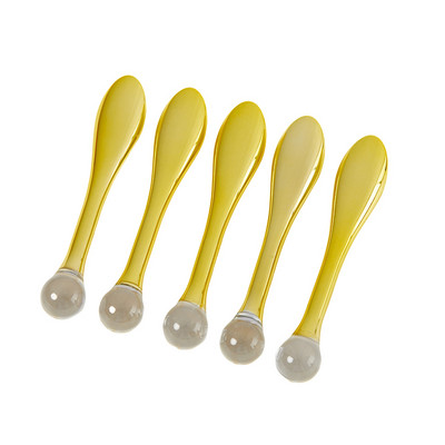 5 vnt kosmetinis akių volelis masažo lazdelė akių kremo kaušelis aplikatorius mentelės nuo raukšlių veido šaukštas veido priežiūros priemonė