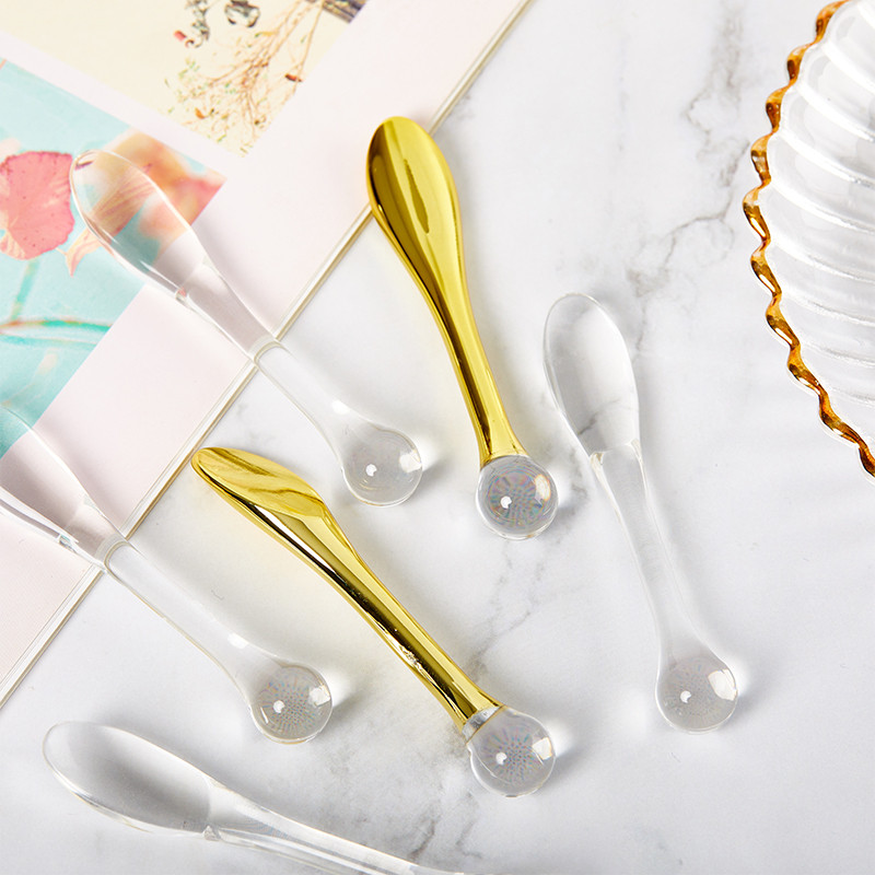 5 vnt kosmetinis akių volelis masažo lazdelė akių kremo kaušelis aplikatorius mentelės nuo raukšlių veido šaukštas veido priežiūros priemonė