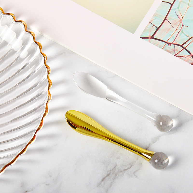 5 vnt kosmetinis akių volelis masažo lazdelė akių kremo kaušelis aplikatorius mentelės nuo raukšlių veido šaukštas veido priežiūros priemonė