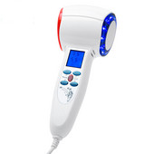 Crioterapie cu ultrasunete Ciocan rece fierbinte Lifting facial Mașină de îngrijire a porilor cu foton albastru Tratament pentru acnee