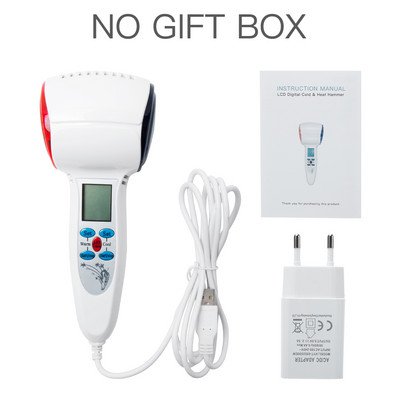 Crioterapie cu ultrasunete Ciocan rece fierbinte Lifting facial Mașină de îngrijire a porilor cu foton albastru Tratament pentru acnee