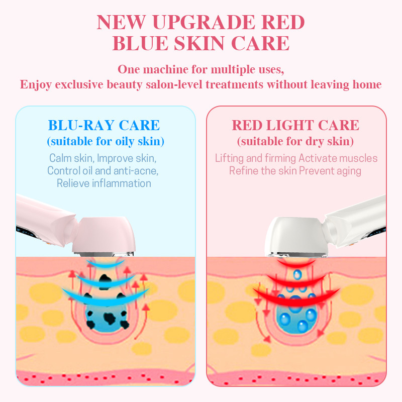 Uređaj za uljepšavanje Vibrirajući masažer za lice Beauty Osobna njegu kože Uređaj za pomlađivanje Ultrazvučna oprema za uljepšavanje lica