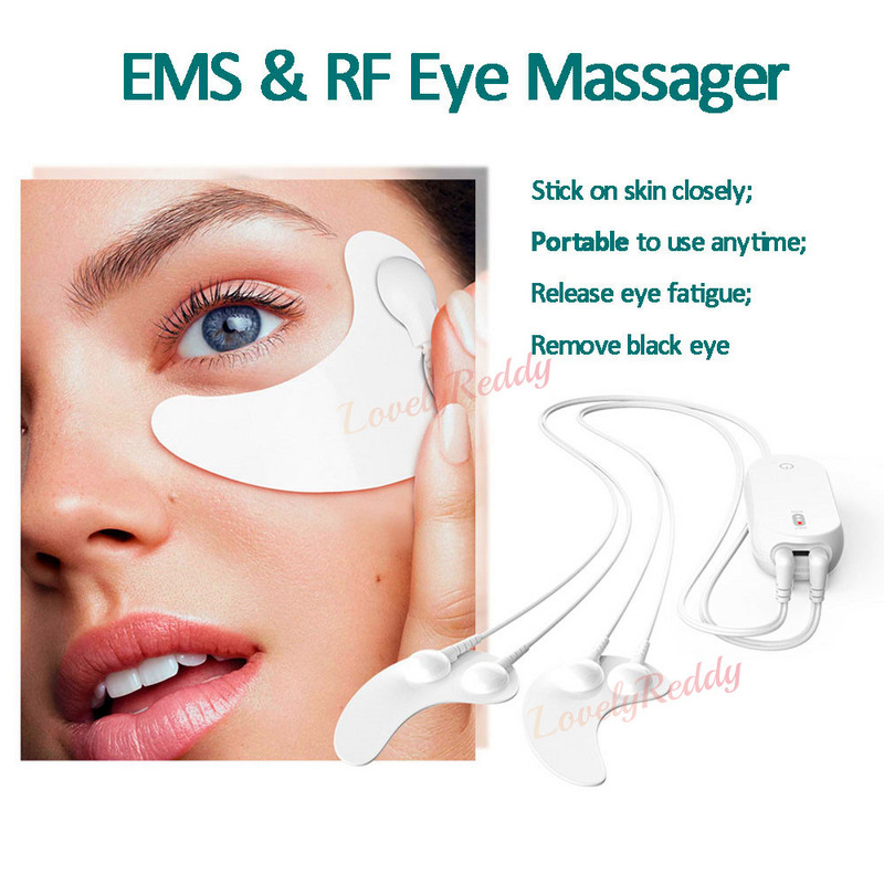 EMS Eye Massager Električni RF Jastučići za grijanje očiju Podočnjaci Uklanjanje vrećica Protiv bora Olakšavanje natečenosti Oči Alati za opuštanje lica