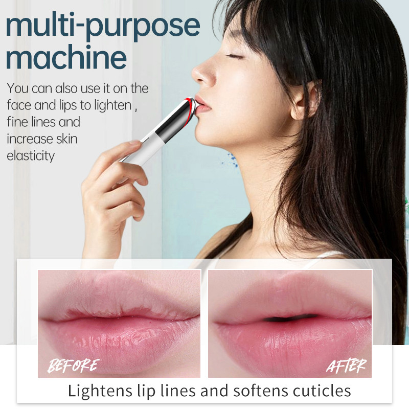 Električni masažer za oči Vibracija Grijani uređaji za uljepšavanje očiju Olovka za njegu očiju Plavo Crveno svjetlo Podočnjaci Uklanjanje natečenosti Bore