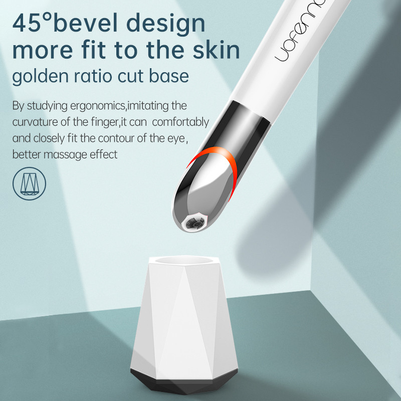 Električni masažer za oči Vibracija Grijani uređaji za uljepšavanje očiju Olovka za njegu očiju Plavo Crveno svjetlo Podočnjaci Uklanjanje natečenosti Bore