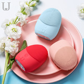 Sonic Facial Clean Brush Mini Elektromos Masszázs Mosógép Vízálló Szilikon Mély arctisztító Bőrápoló eszközök