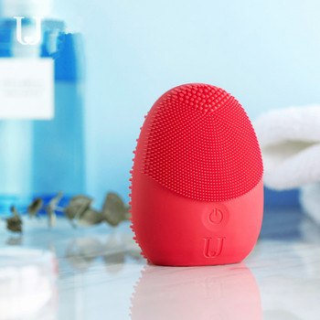 Sonic Facial Clean Brush Мини електрическа масажна перална машина Водоустойчив силиконов дълбоко почистващ препарат за лице Инструменти за грижа за кожата