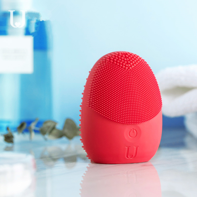 Sonic Facial Clean Brush Mini Elektromos Masszázs Mosógép Vízálló Szilikon Mély arctisztító Bőrápoló eszközök