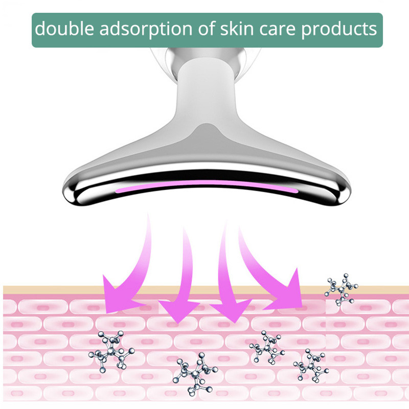 Električni mikrostrujni odstranjivač bora EMS Termalni masažer za podizanje i zatezanje vrata Reduce Double Chin Njega kože protiv bora
